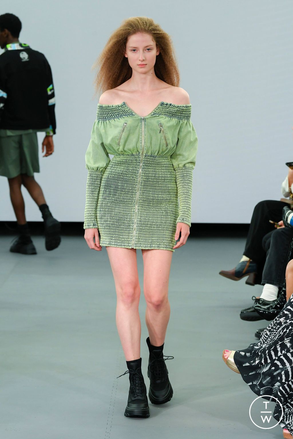 Fashion Week London Spring/Summer 2023 look 8 from the Mark Fast collection womenswear