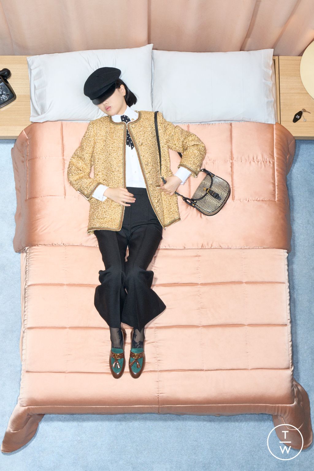 Fashion Week Paris Resort 2026 look 45 from the Valentino collection womenswear