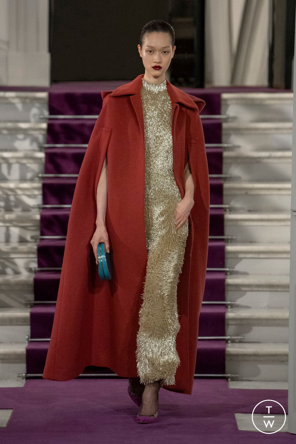 Fashion Week Paris Spring/Summer 2024 look 46 from the Valentino collection couture