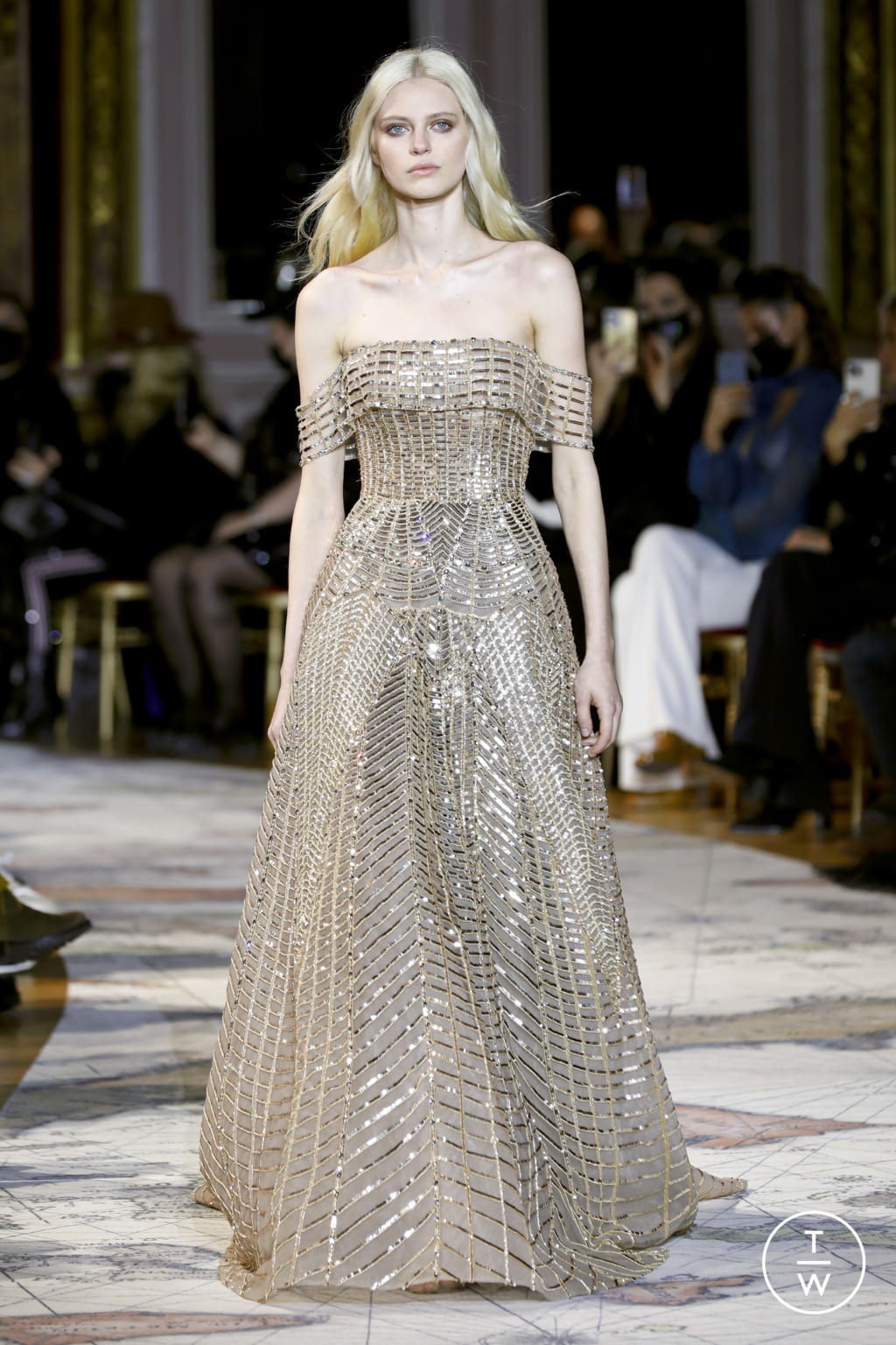 Fashion Week Paris Spring/Summer 2022 look 47 from the Zuhair Murad collection couture