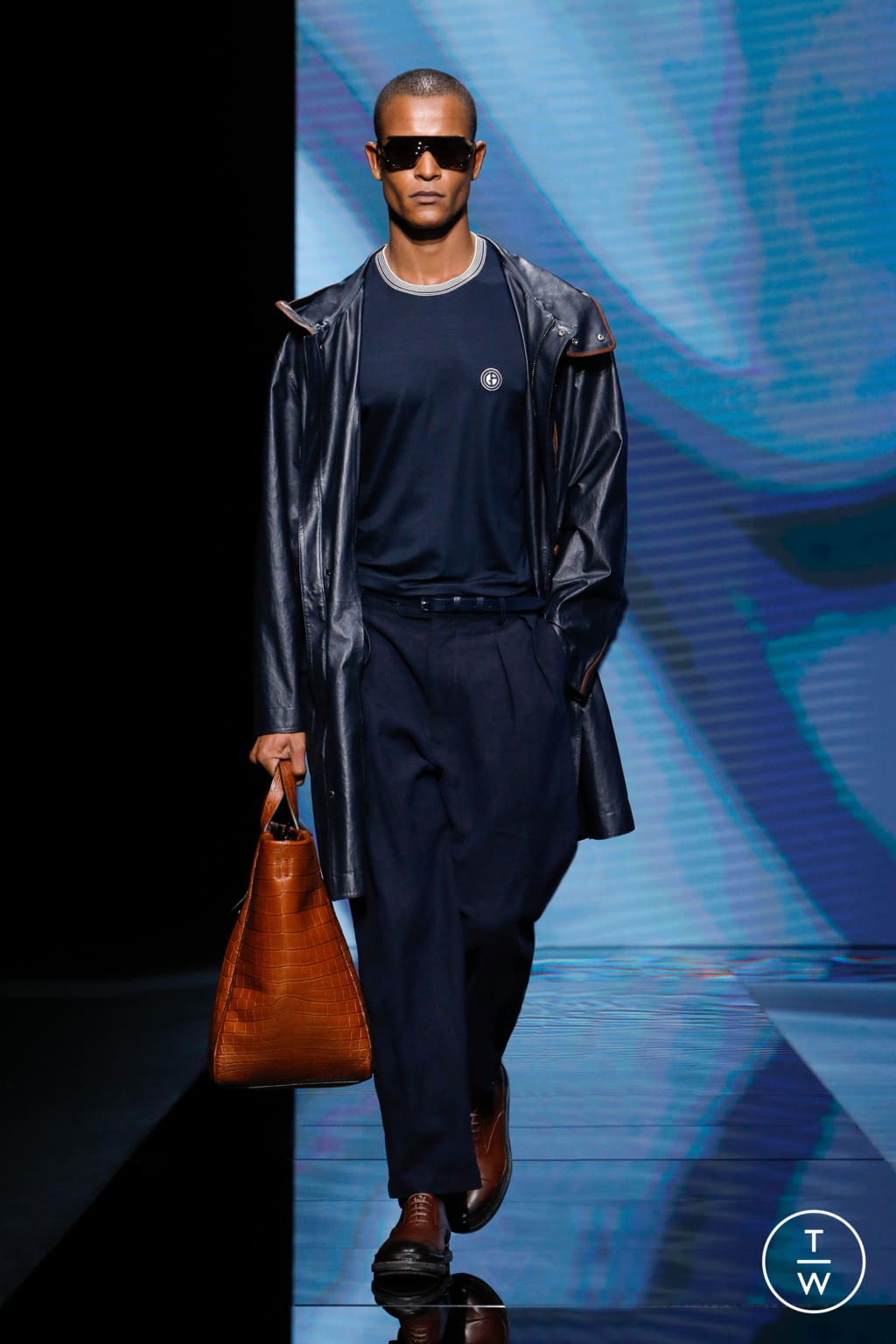 Fashion Week Milan Spring/Summer 2021 look 47 from the Giorgio Armani collection 女装