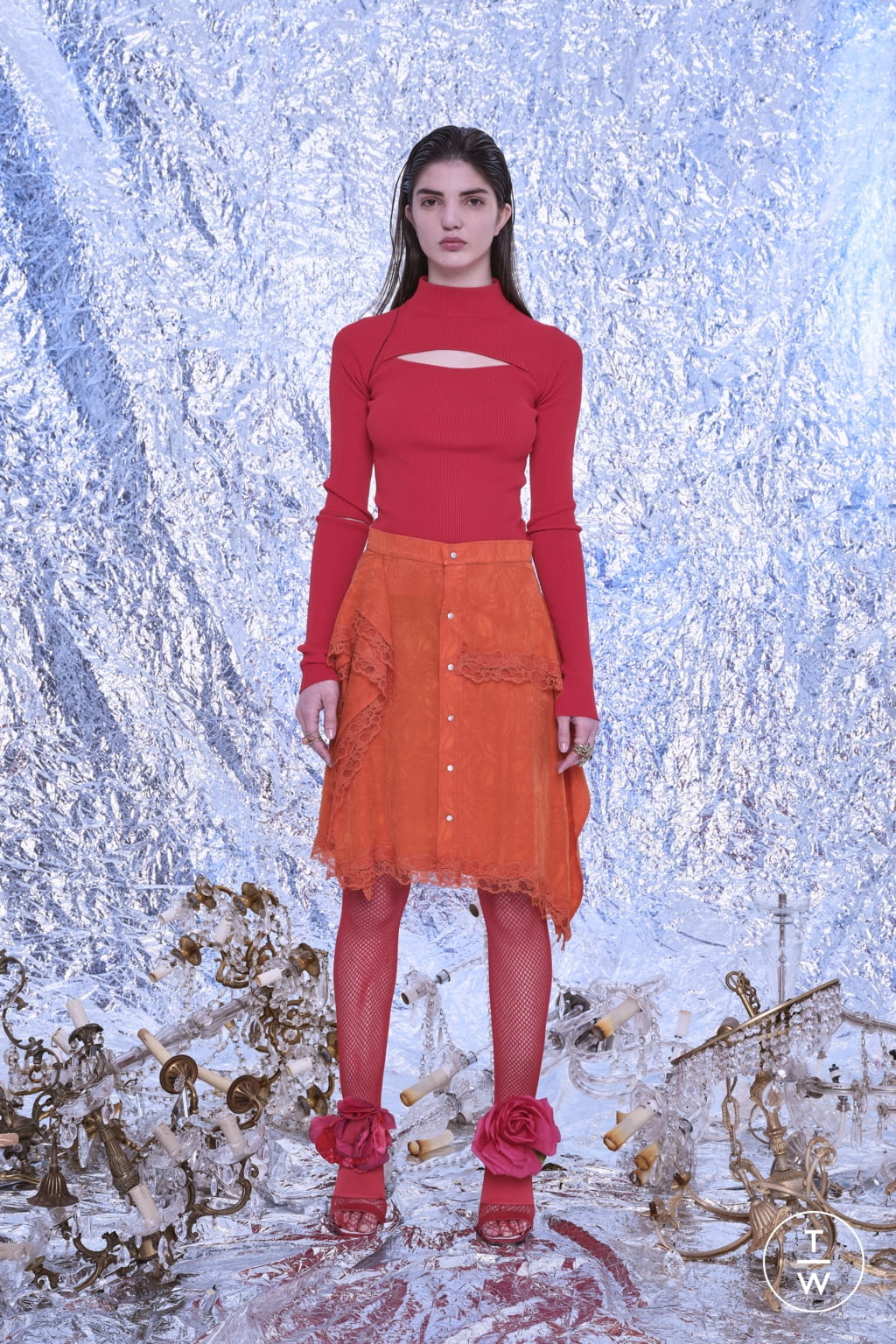 Fashion Week Paris Pre-Fall 2020 look 47 from the Koché collection 女装