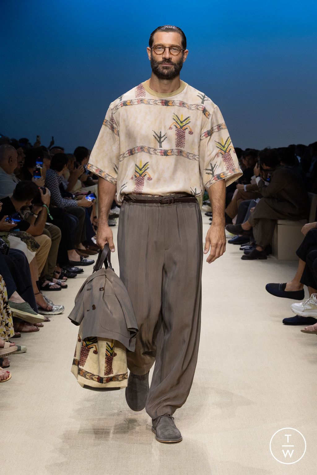 Fashion Week Milan Spring/Summer 2026 look 47 de la collection Giorgio Armani menswear