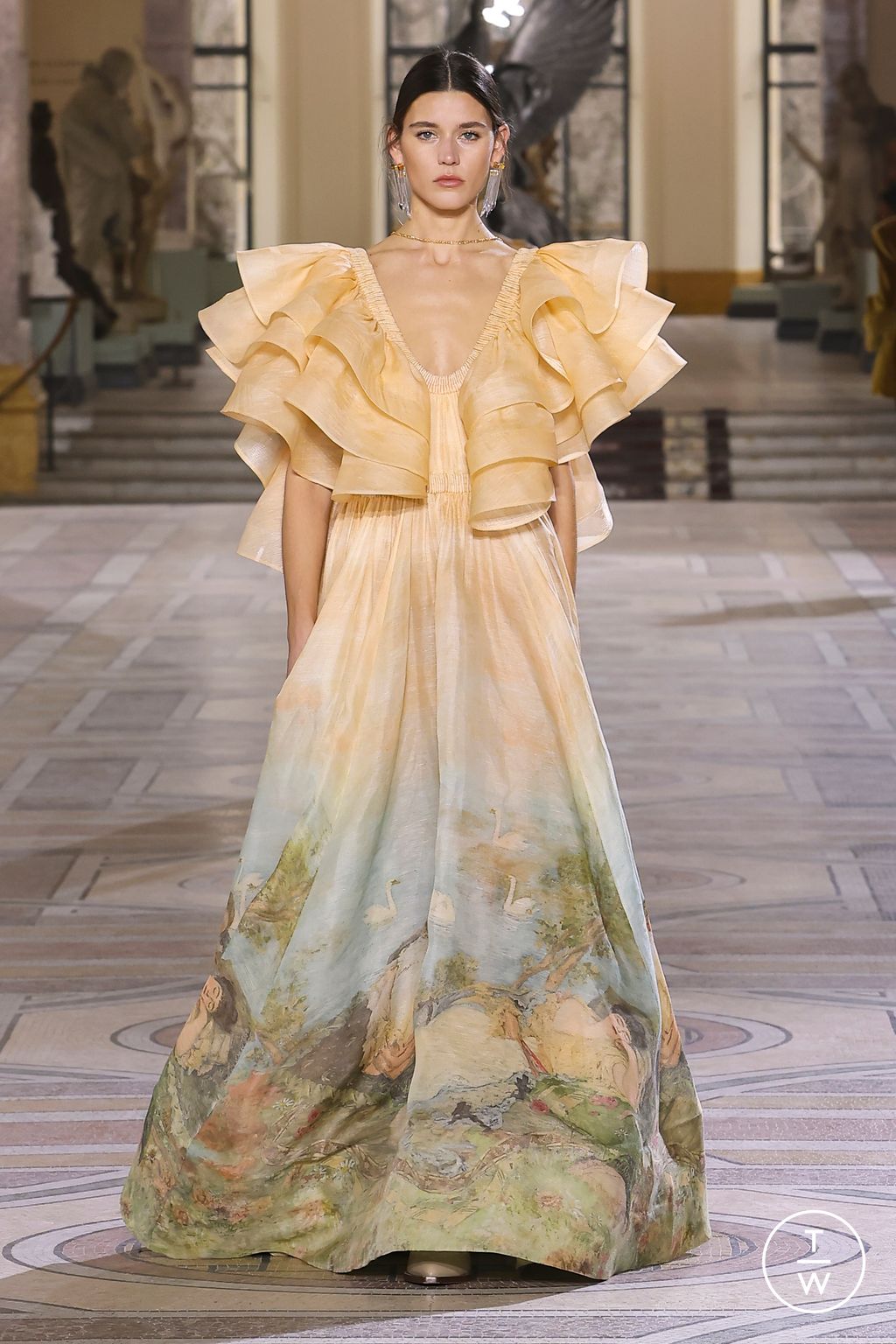 Fashion Week Paris Fall/Winter 2023 look 47 from the Zimmermann collection womenswear
