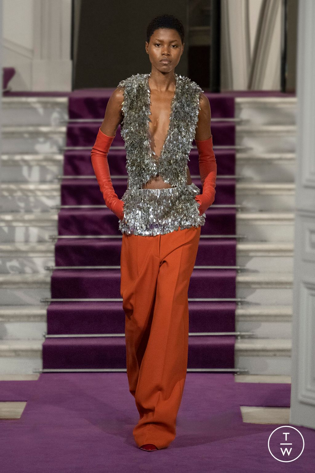Fashion Week Paris Spring/Summer 2024 look 47 from the Valentino collection couture