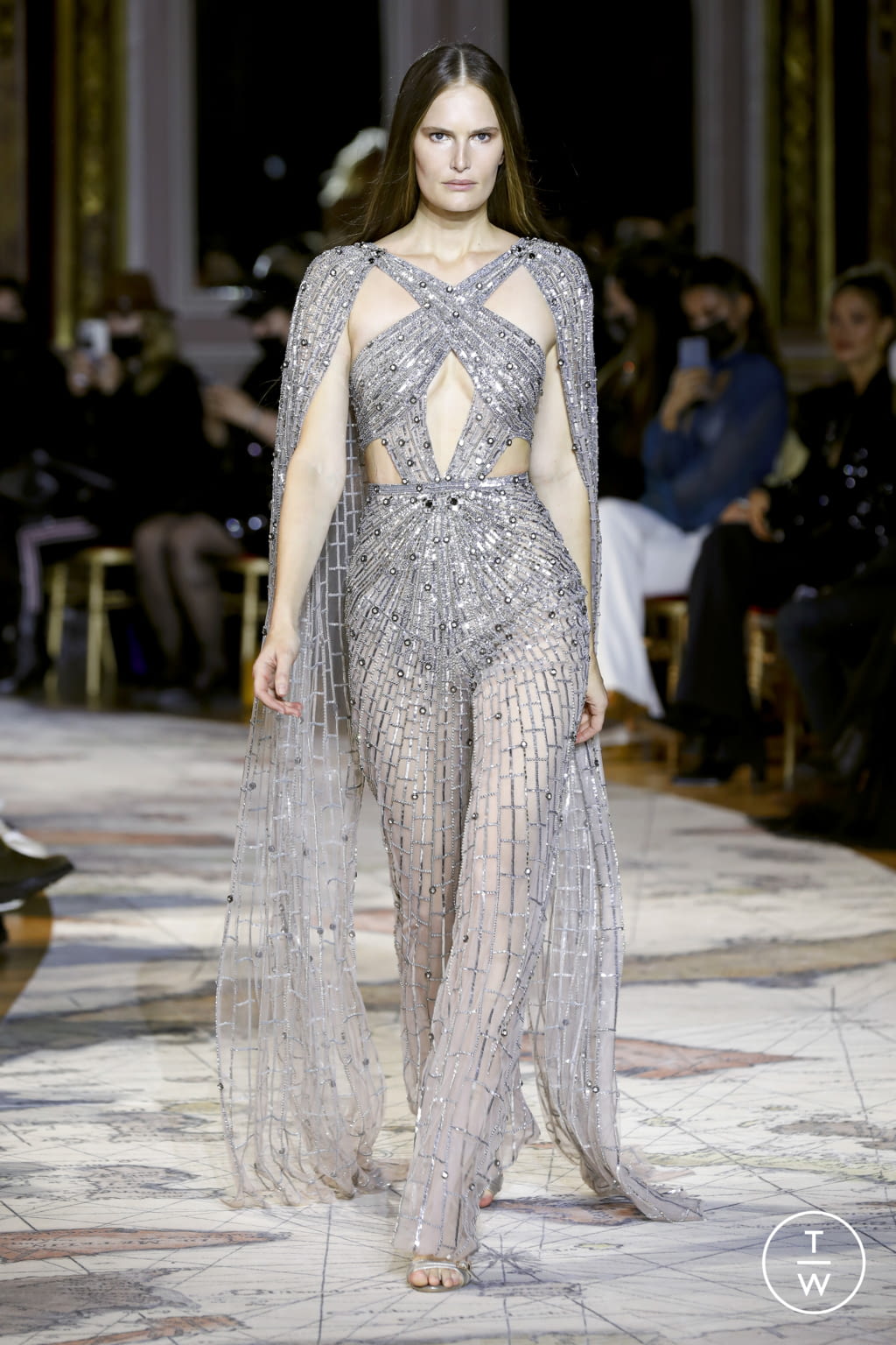 Fashion Week Paris Spring/Summer 2022 look 48 from the Zuhair Murad collection couture