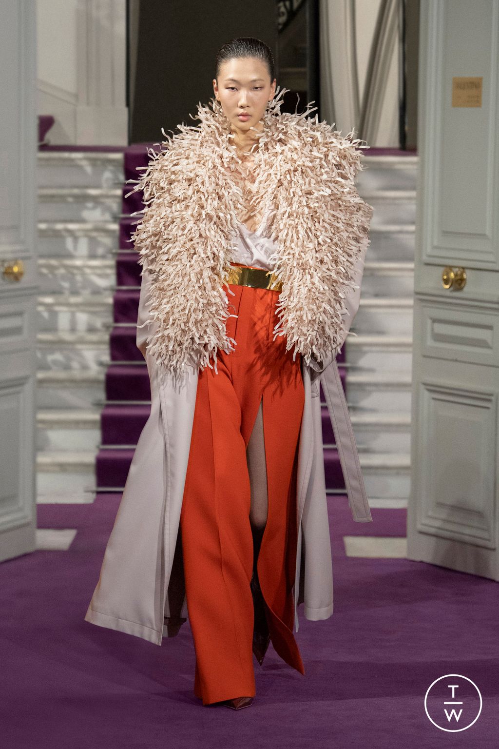 Fashion Week Paris Spring/Summer 2024 look 48 from the Valentino collection couture
