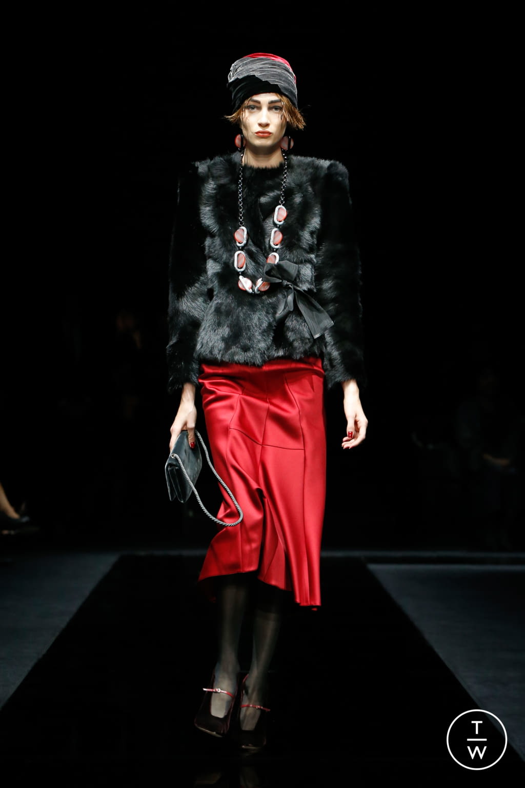 Fashion Week Milan Pre-Fall 2020 look 49 from the Giorgio Armani collection womenswear