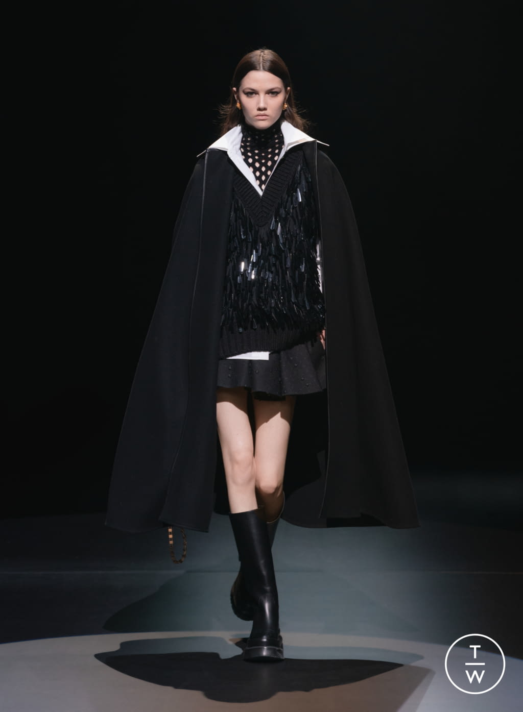 Fashion Week Milan Fall/Winter 2021 look 49 de la collection Valentino womenswear