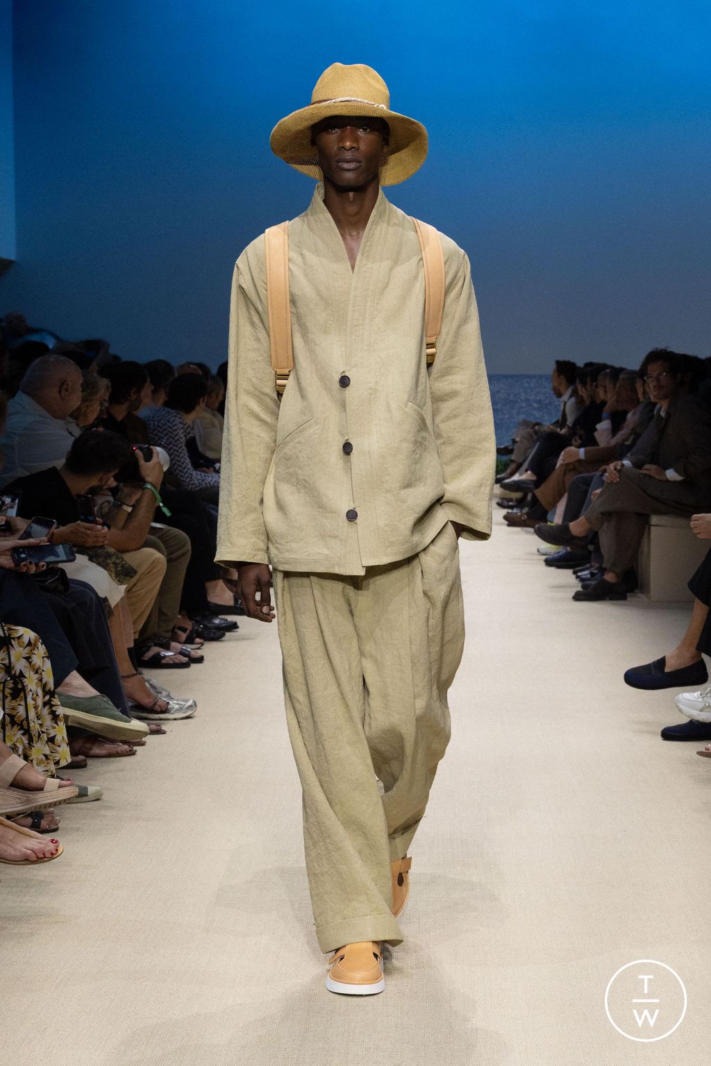 Fashion Week Milan Spring/Summer 2026 look 49 de la collection Giorgio Armani menswear