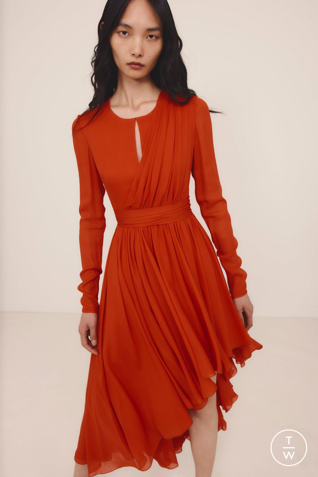 Fashion Week Paris Resort 2025 look 49 from the Giambattista Valli collection womenswear