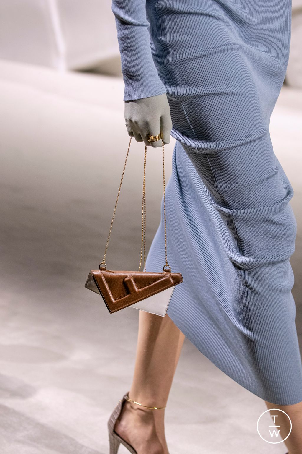 Fashion Week Milan Spring/Summer 2024 look 4 from the Fendi collection womenswear accessories