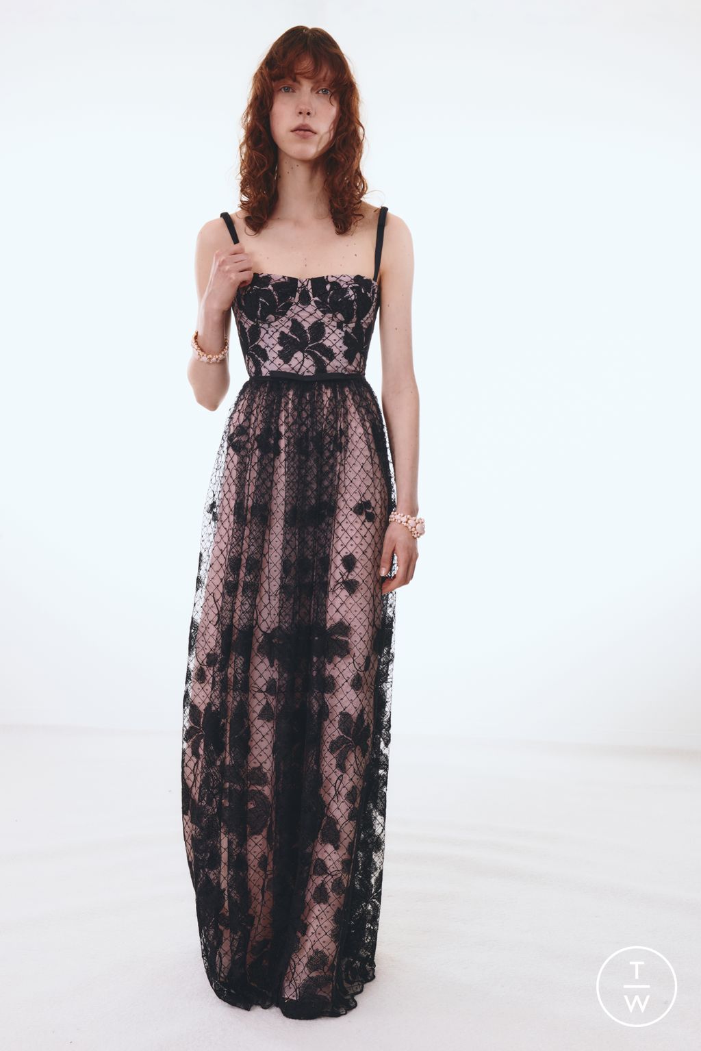 Fashion Week Paris Pre-Fall 2025 look 4 from the Giambattista Valli collection womenswear