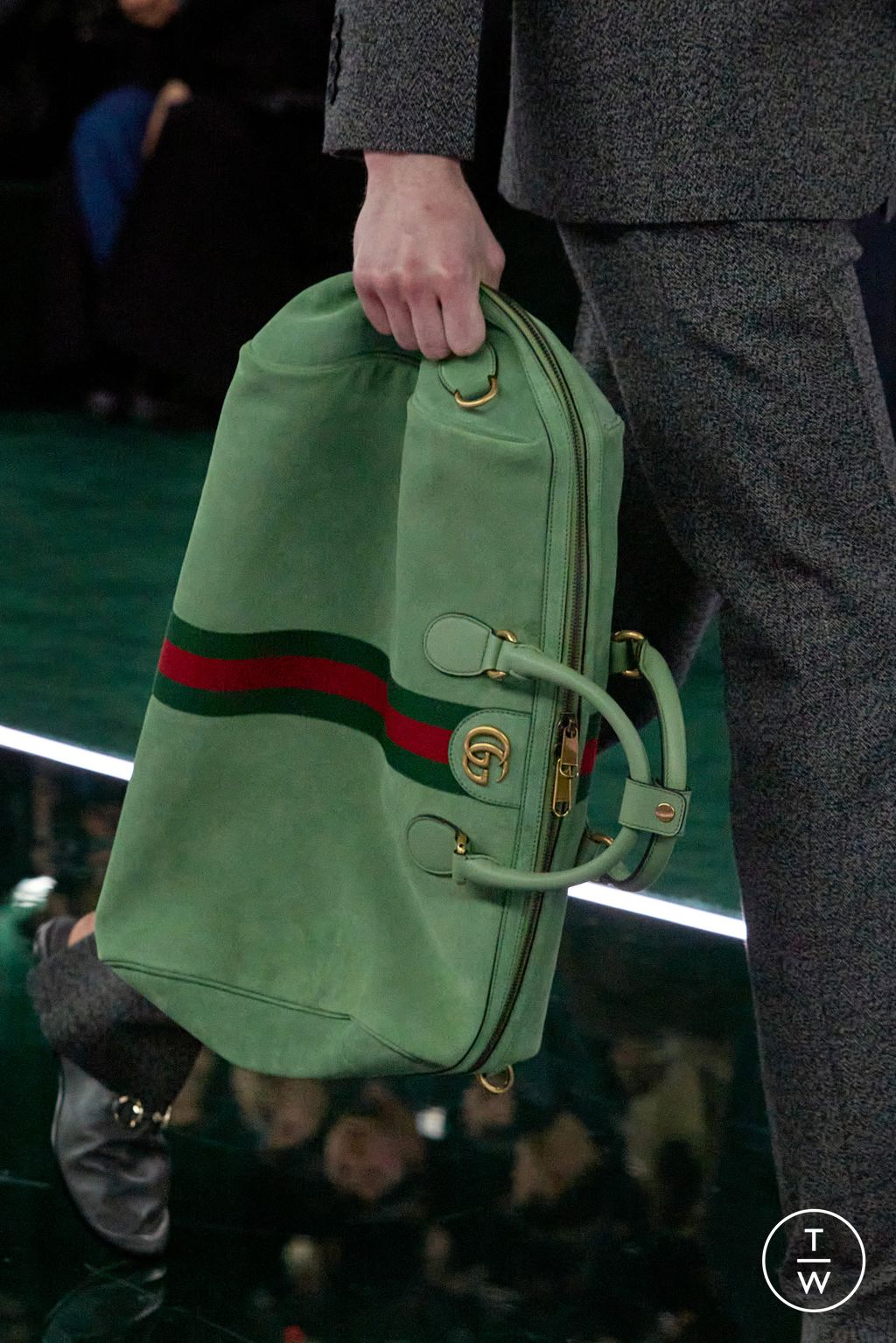 Fashion Week Milan Fall/Winter 2025 look 7 from the Gucci collection womenswear accessories