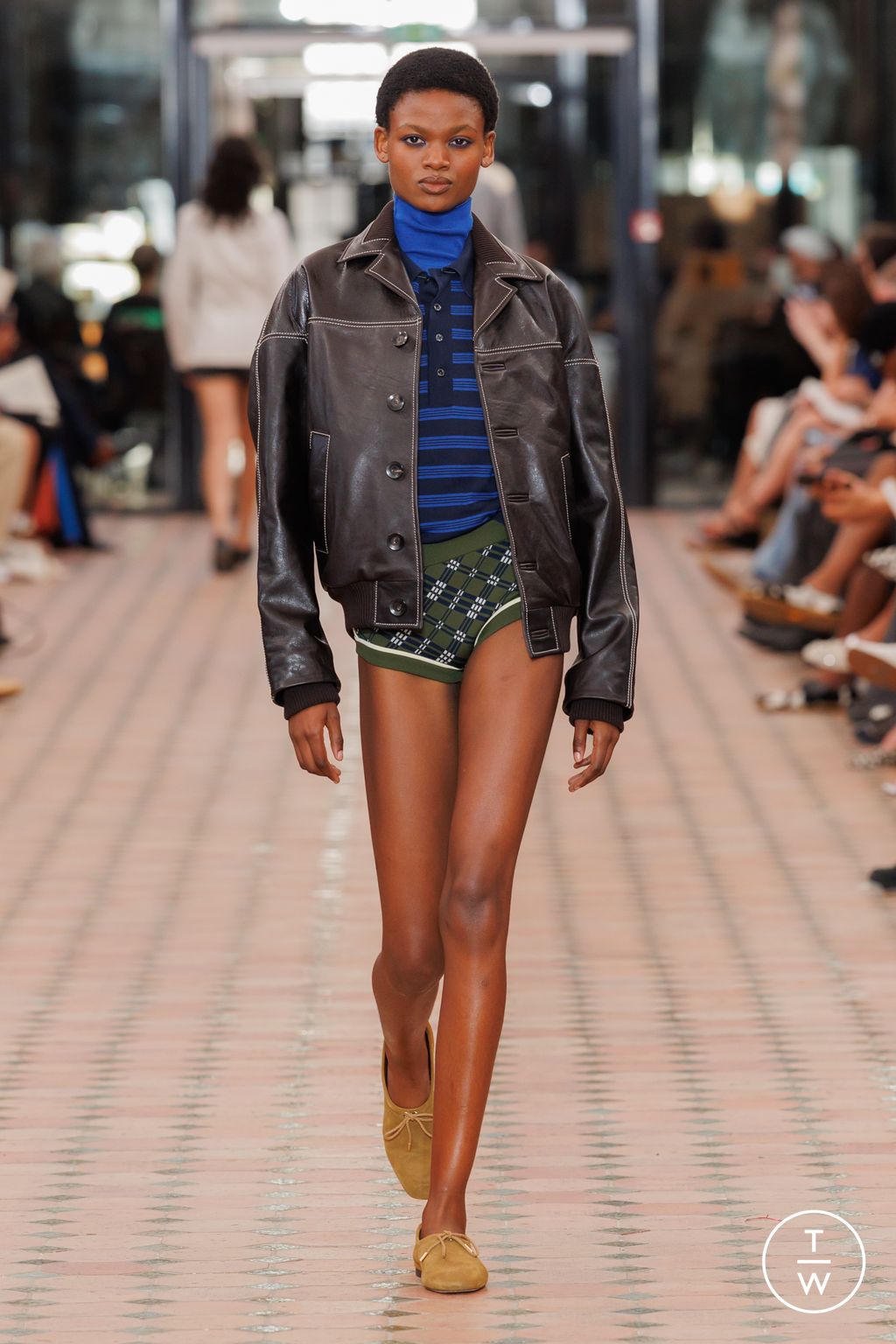 Fashion Week Paris Spring/Summer 2026 look 4 from the Wales Bonner collection menswear