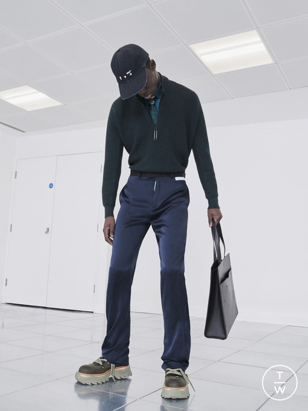 Fashion Week Paris Pre-Fall 2020 look 4 from the Off-White collection menswear
