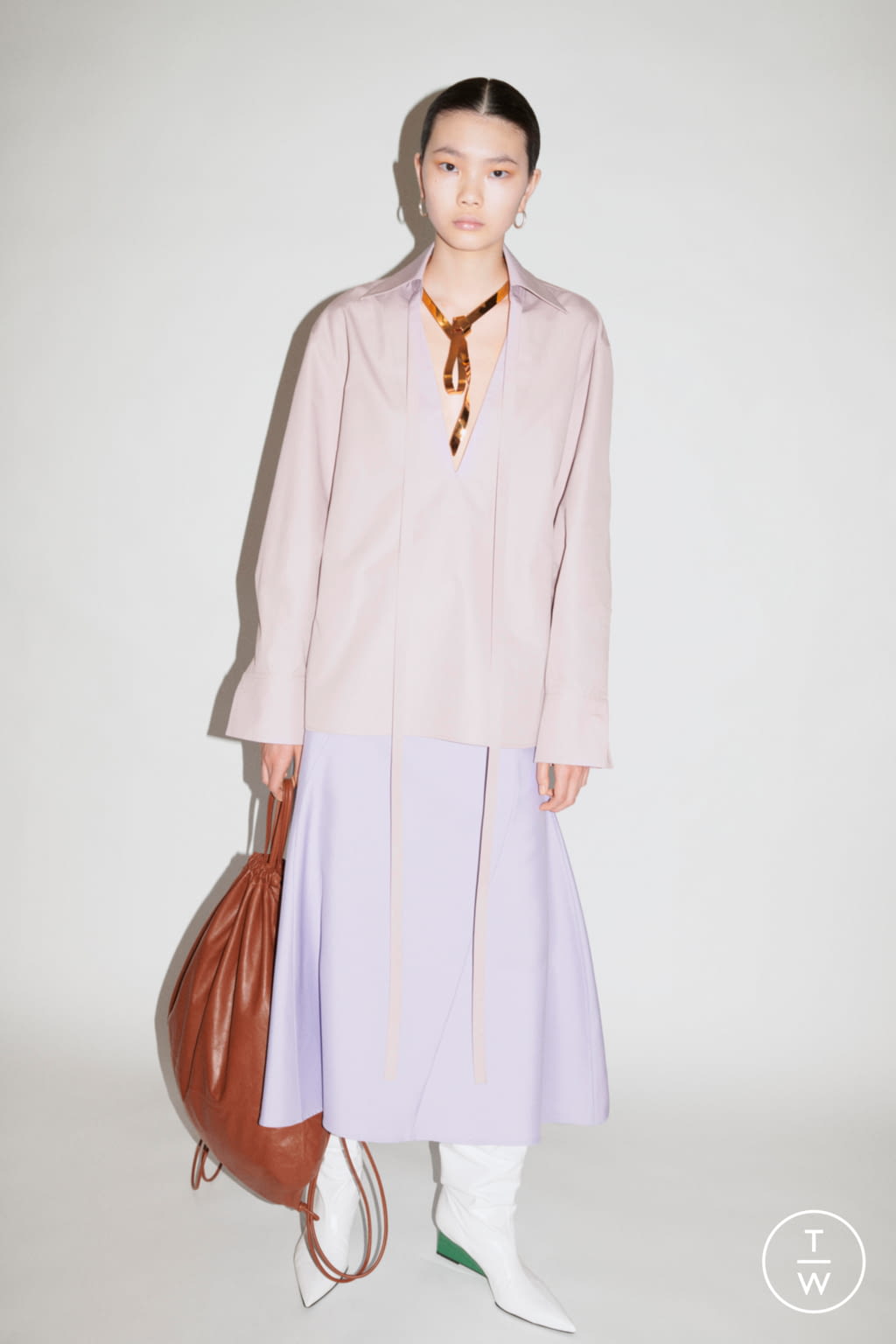 Fashion Week Milan Pre-Fall 2021 look 5 from the Jil Sander collection 女装