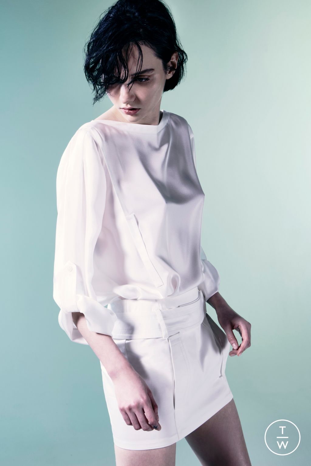 Fashion Week Milan Resort 2025 look 5 from the Alberta Ferretti collection womenswear