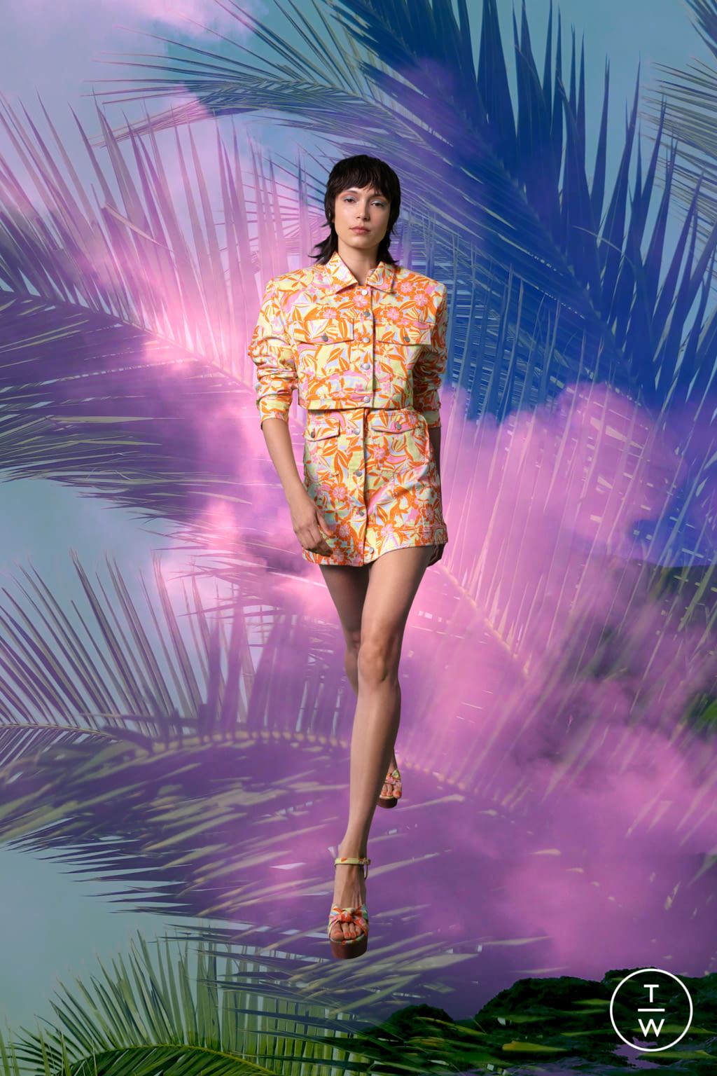 Fashion Week New York Spring/Summer 2022 look 5 de la collection Nicole Miller womenswear