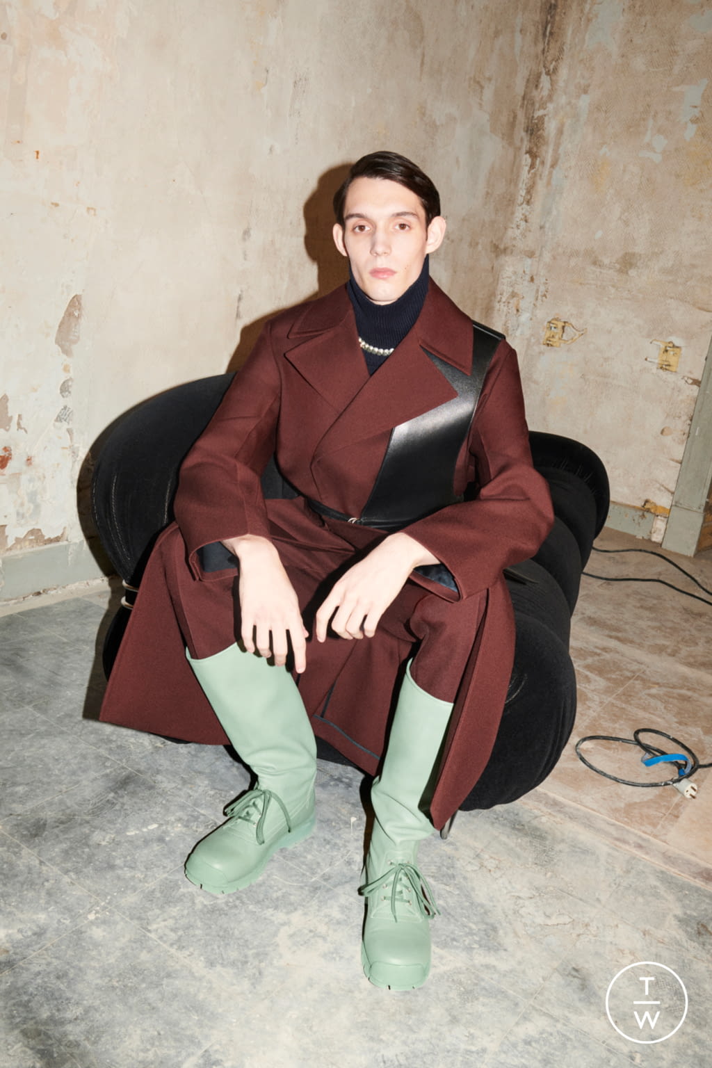 Fashion Week Paris Fall/Winter 2021 look 5 from the Jil Sander collection menswear