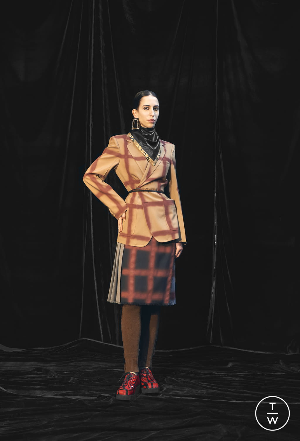 Fashion Week Milan Pre-Fall 2021 look 5 from the Marni collection 女装