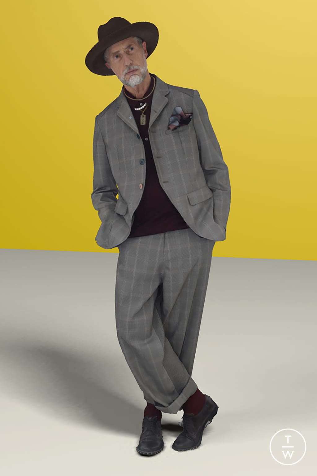 Fashion Week Paris Spring/Summer 2021 look 5 from the Undercover collection menswear