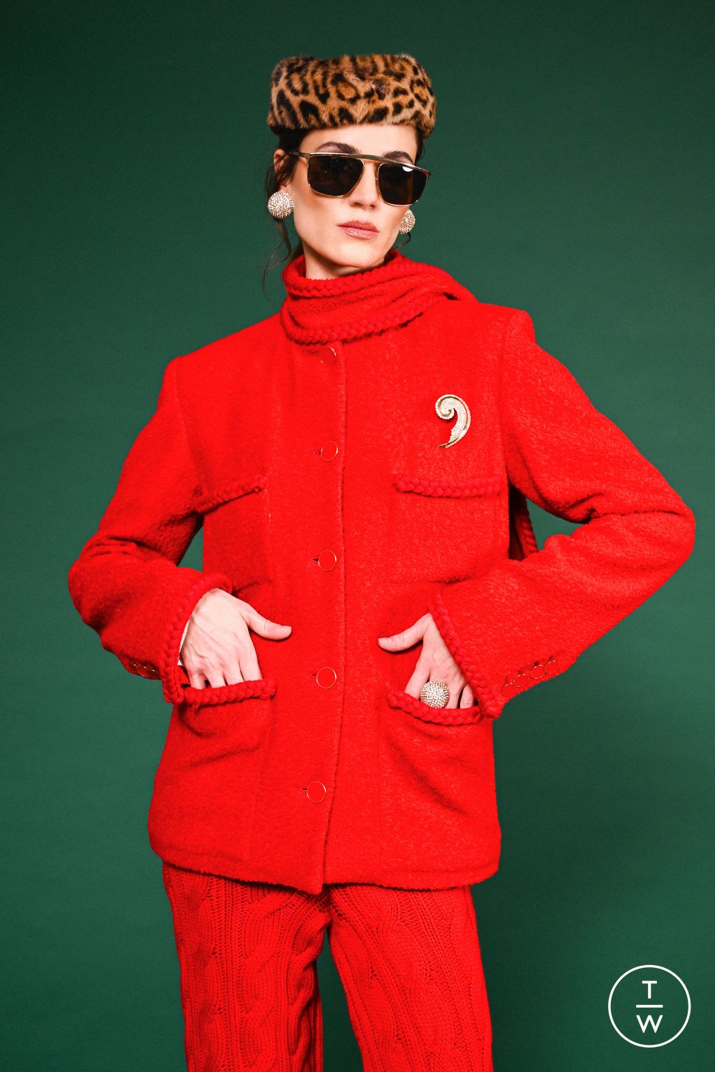 Fashion Week Paris Fall/Winter 2024 look 11 from the ROWEN ROSE collection womenswear