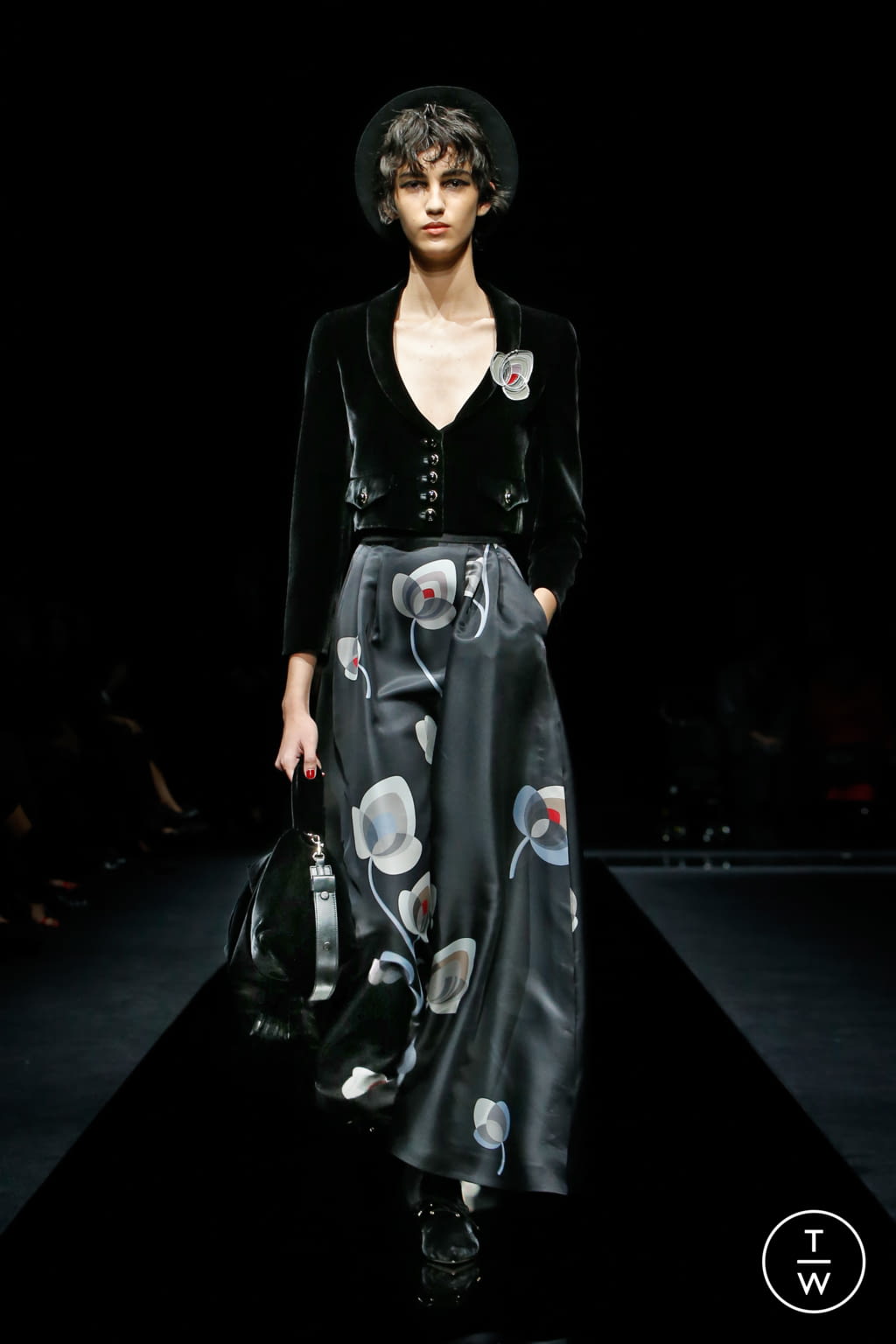 Fashion Week Milan Pre-Fall 2020 look 51 from the Giorgio Armani collection womenswear