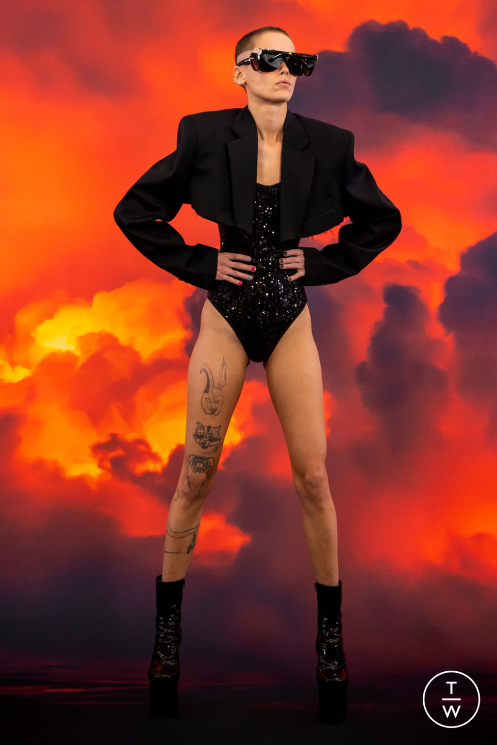 Fashion Week Paris Fall/Winter 2021 look 52 from the VETEMENTS collection 男装