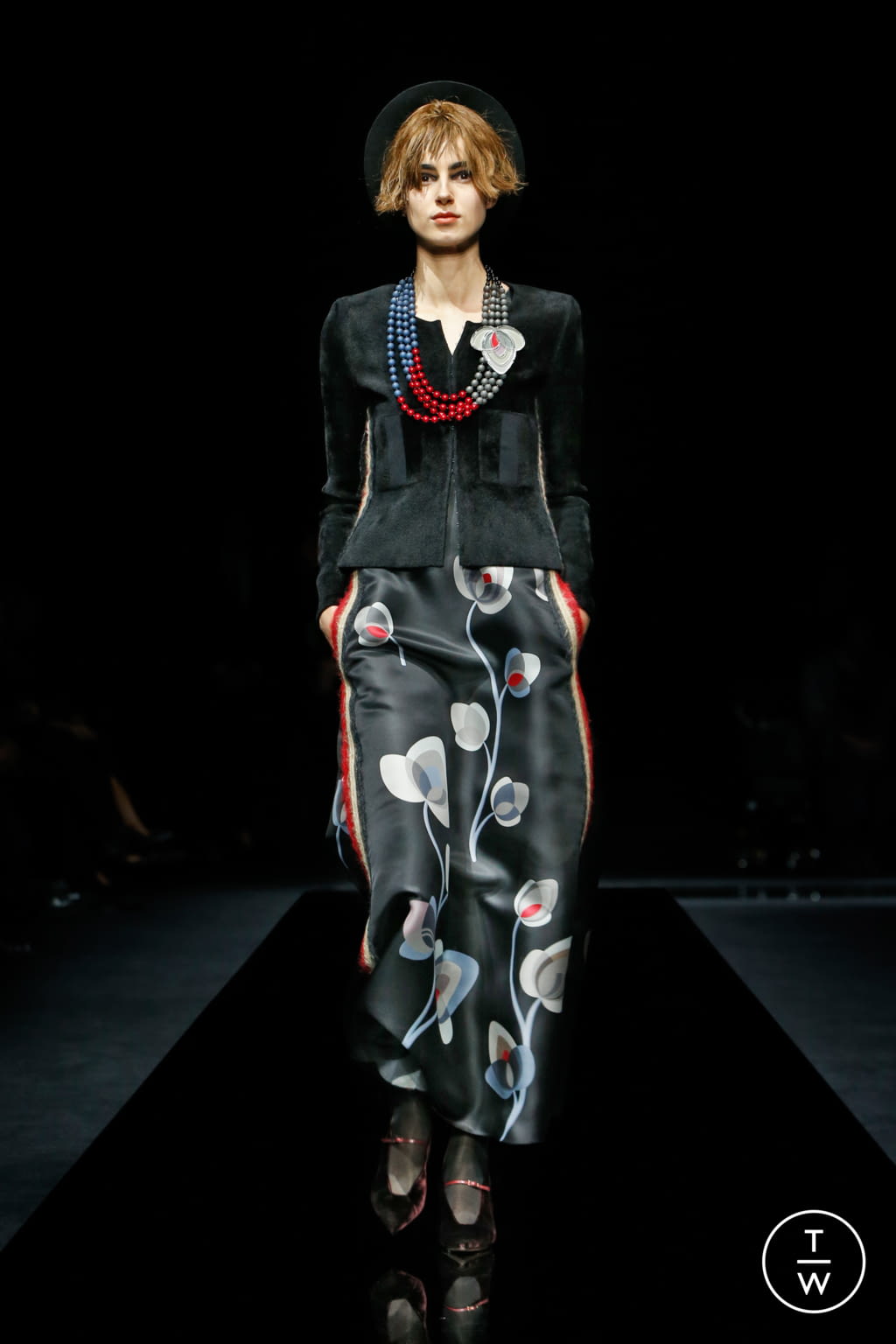 Fashion Week Milan Pre-Fall 2020 look 52 from the Giorgio Armani collection womenswear