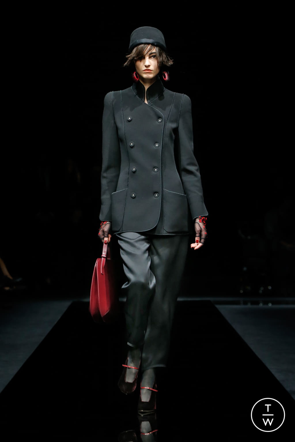 Fashion Week Milan Pre-Fall 2020 look 53 from the Giorgio Armani collection womenswear