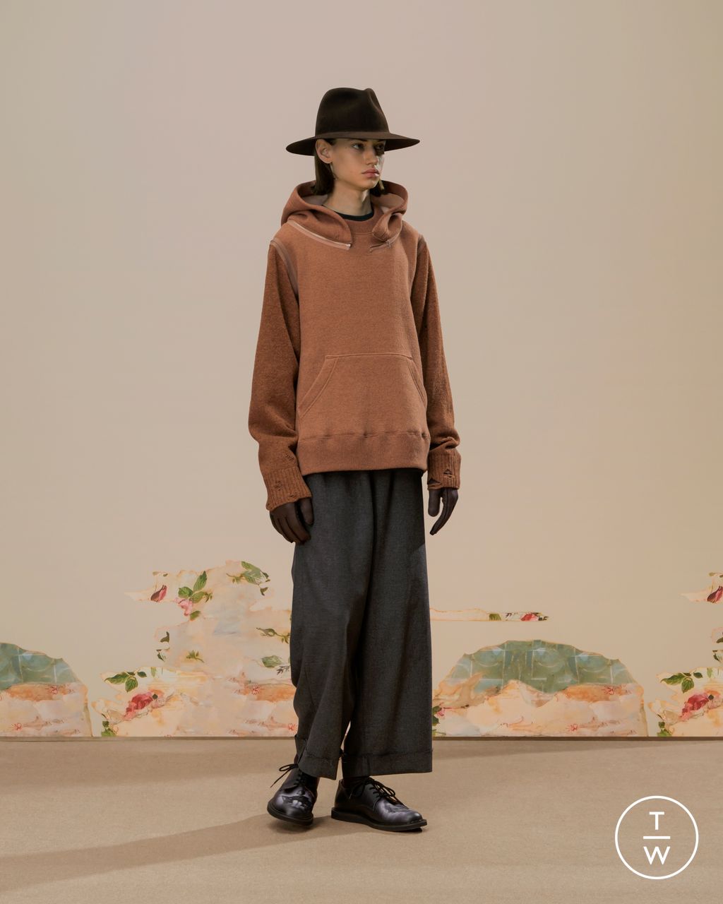 Fashion Week Paris Fall/Winter 2026 look 53 from the Undercover collection 男装