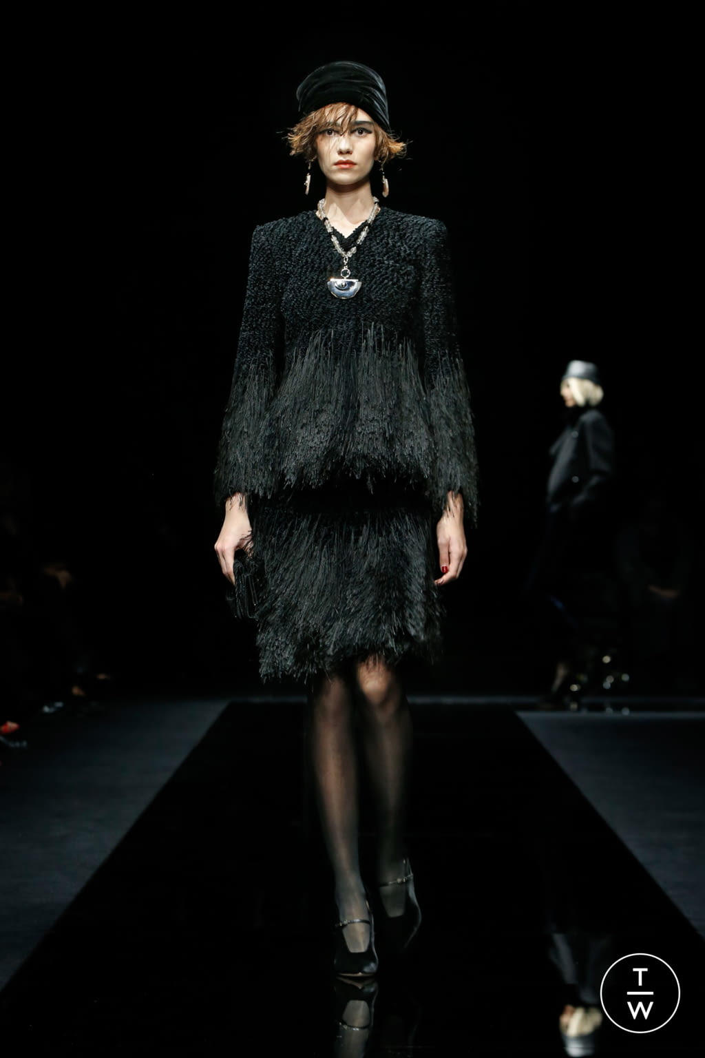 Fashion Week Milan Pre-Fall 2020 look 54 from the Giorgio Armani collection womenswear
