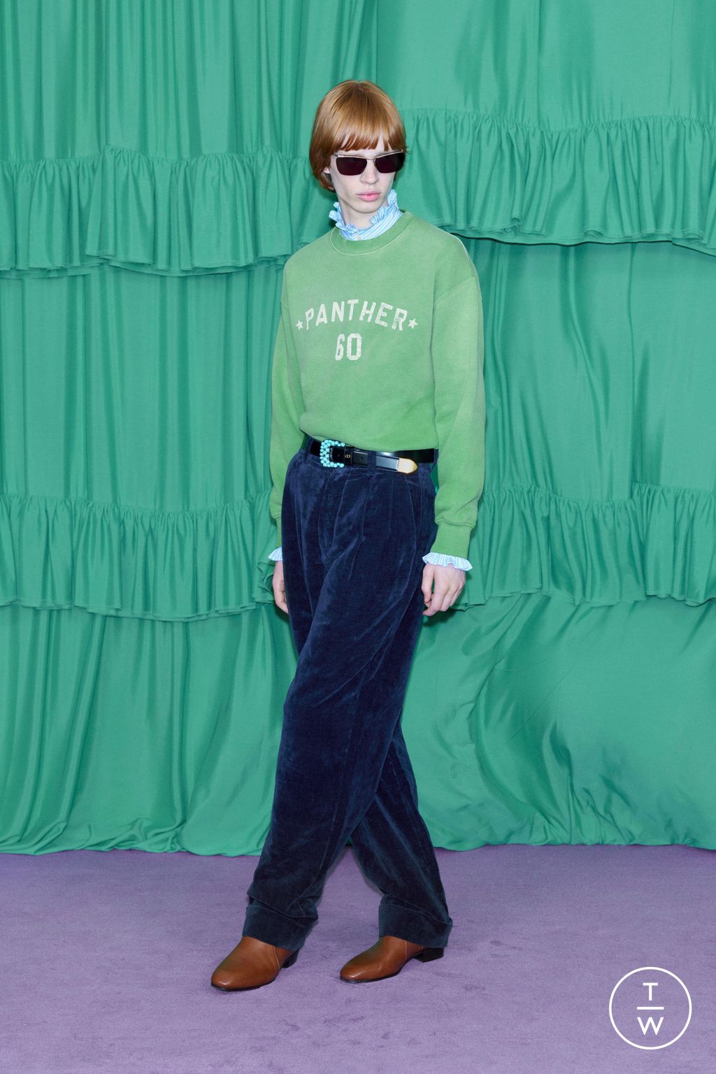 Fashion Week Paris Pre-Fall 2025 look 110 from the Valentino collection womenswear
