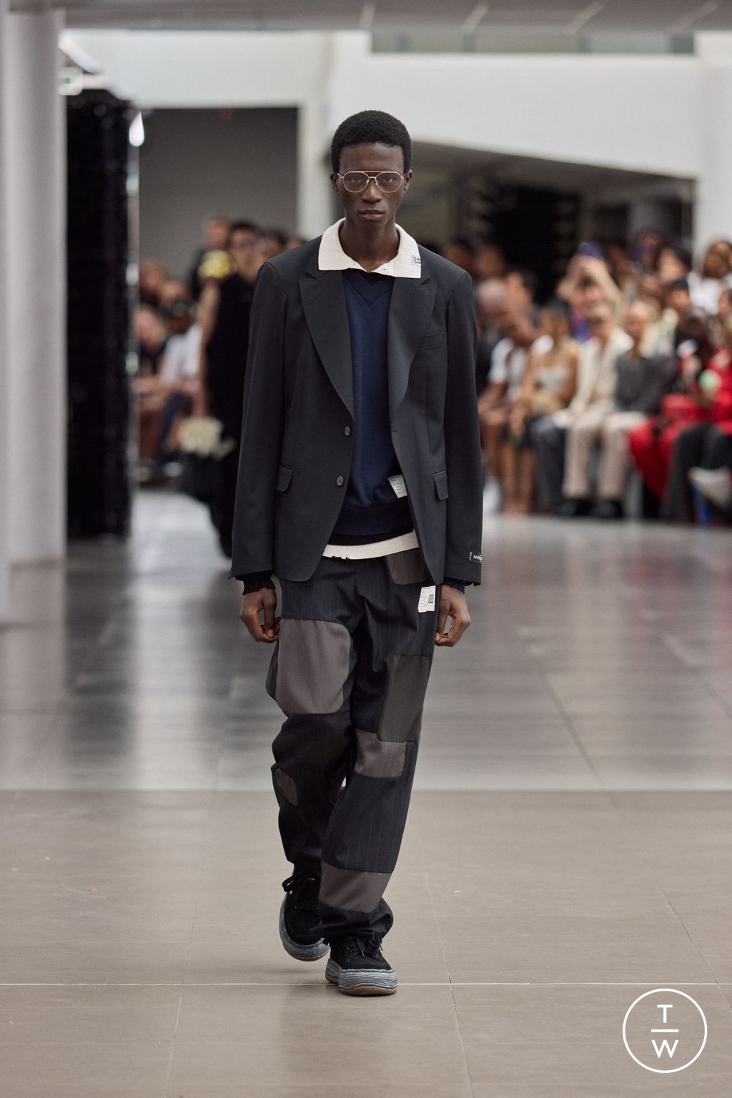 Fashion Week Paris Spring/Summer 2026 look 55 from the Maison Mihara Yasuhiro collection menswear