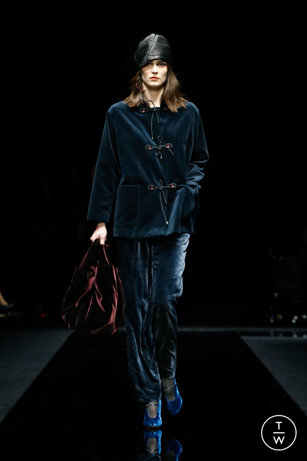 Fashion Week Milan Pre-Fall 2020 look 56 from the Giorgio Armani collection womenswear