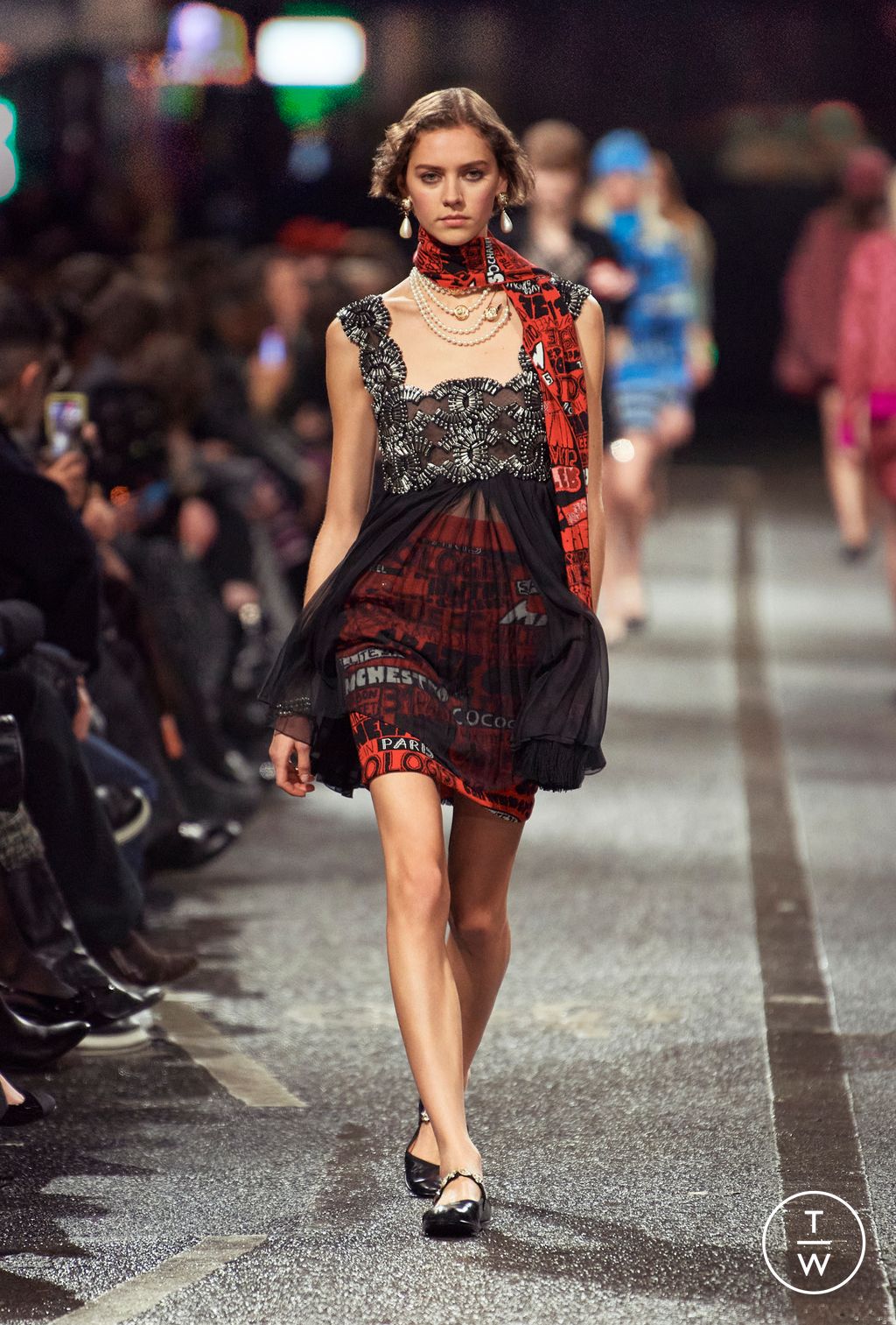 Fashion Week Paris Pre-Fall 2024 look 57 de la collection Chanel womenswear