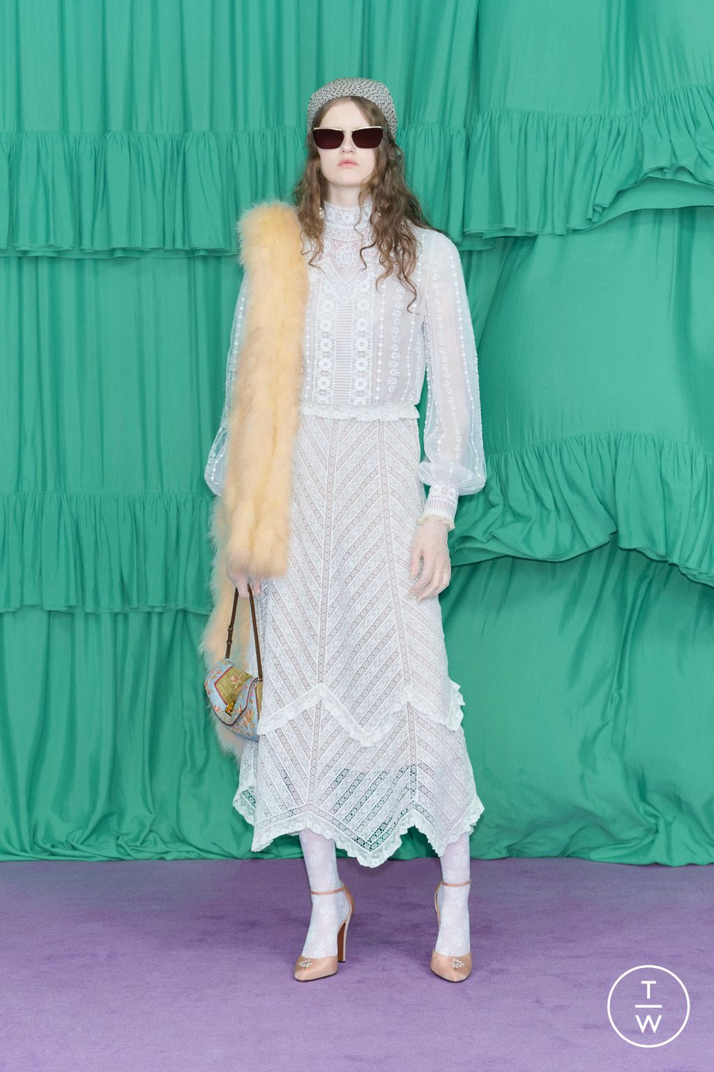 Fashion Week Paris Pre-Fall 2025 look 114 from the Valentino collection womenswear