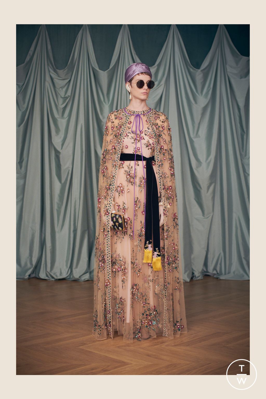 Fashion Week Paris Resort 2025 look 57 from the Valentino collection womenswear