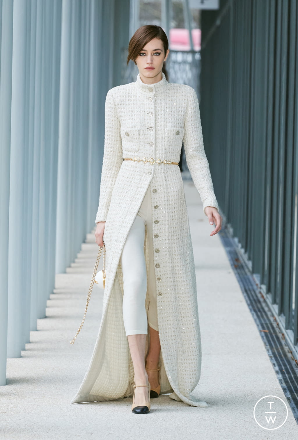 Fashion Week Paris Pre-Fall 2022 look 58 from the Chanel collection womenswear