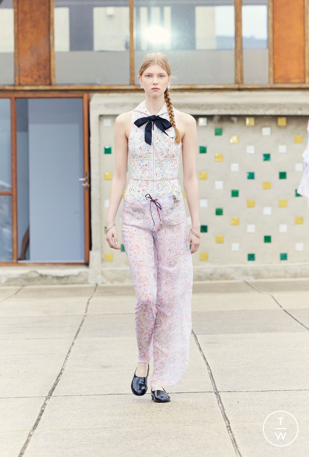 Fashion Week Paris Resort 2025 look 58 from the Chanel collection 女装