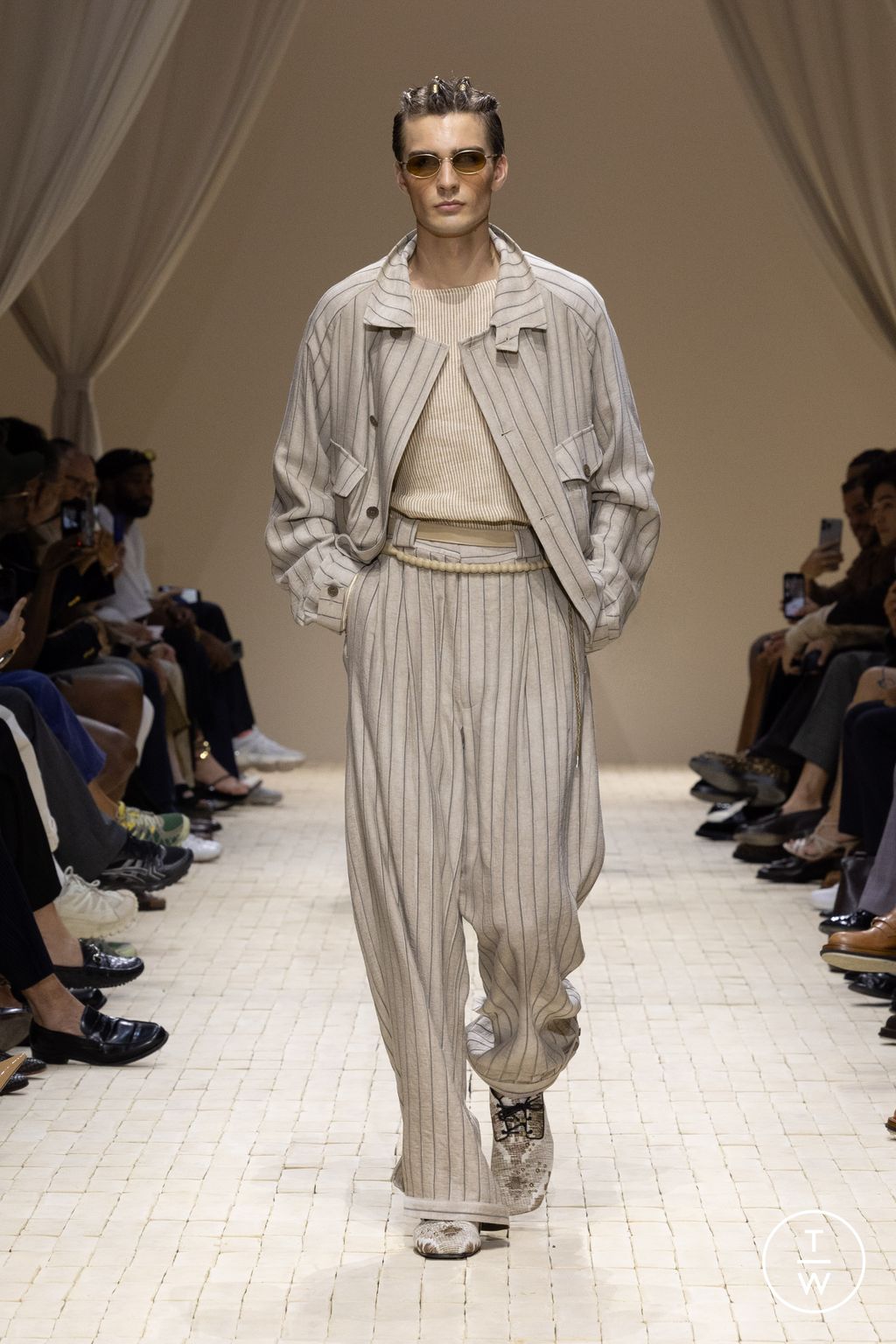 Fashion Week Milan Spring/Summer 2026 look 58 de la collection Emporio Armani menswear