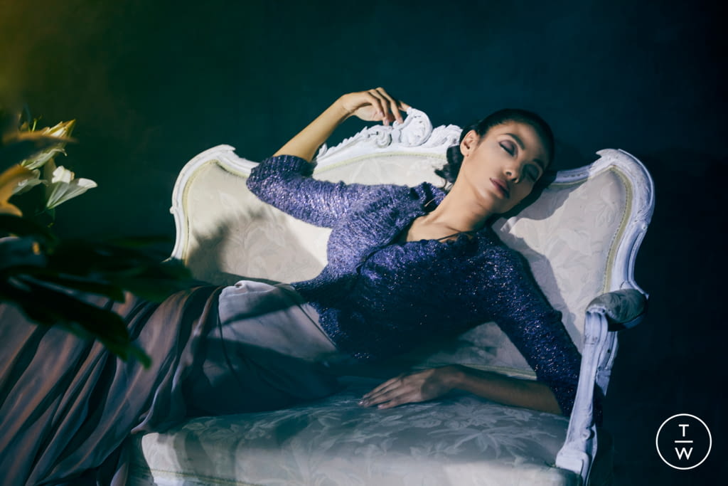 Fashion Week Paris Spring/Summer 2021 look 59 de la collection Julien Fournié couture