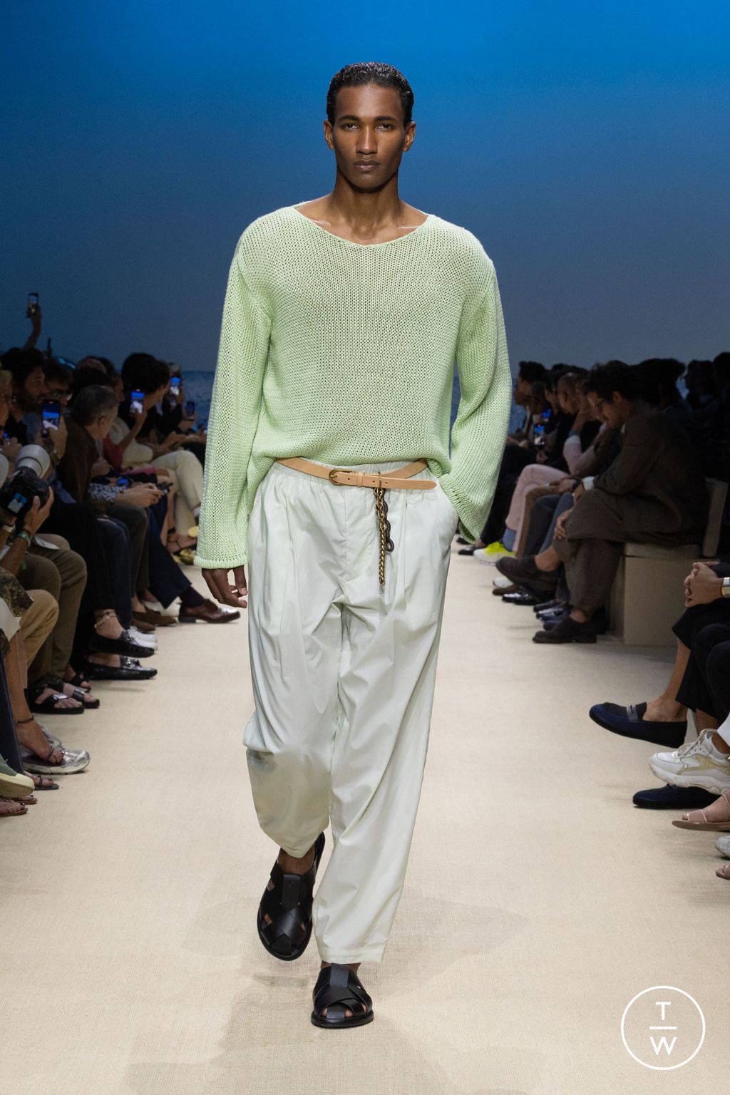 Fashion Week Milan Spring/Summer 2026 look 59 from the Giorgio Armani collection menswear