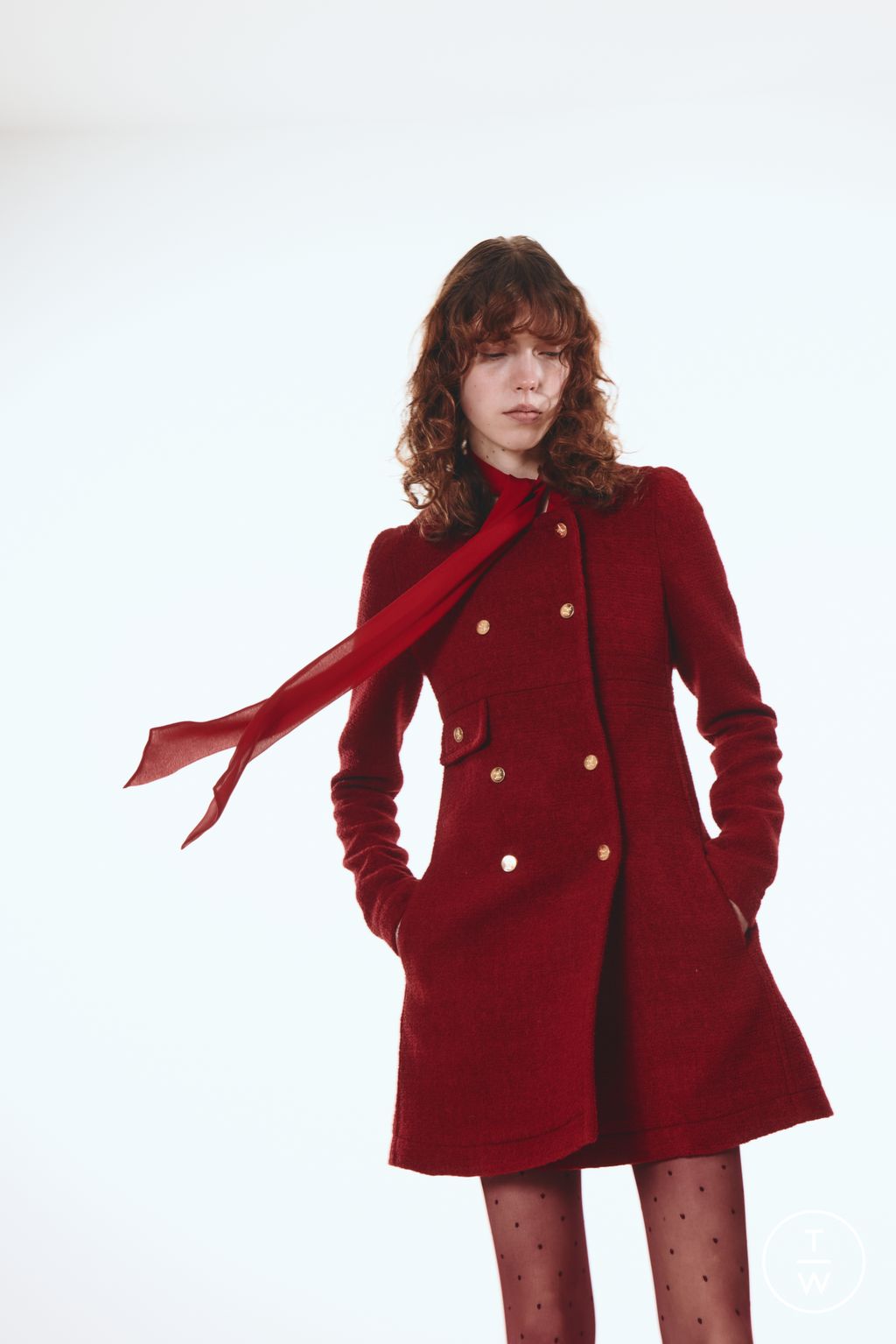 Fashion Week Paris Pre-Fall 2025 look 5 de la collection Giambattista Valli womenswear