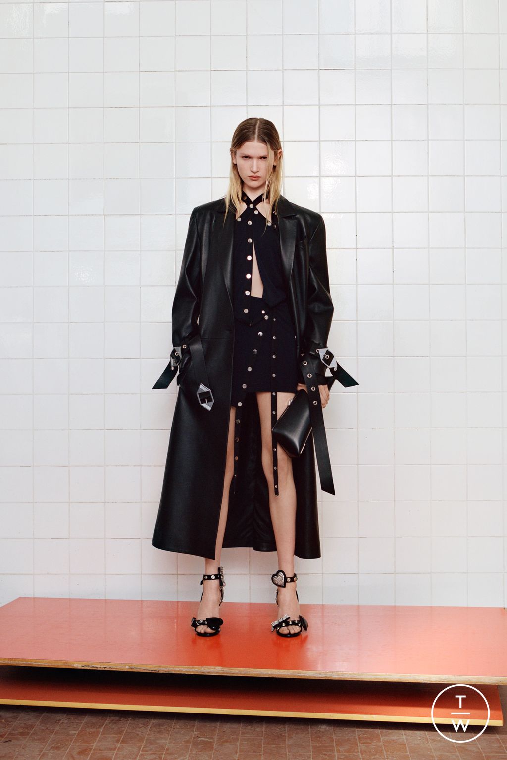 Fashion Week Milan Resort 2024 look 5 from the The Attico collection womenswear