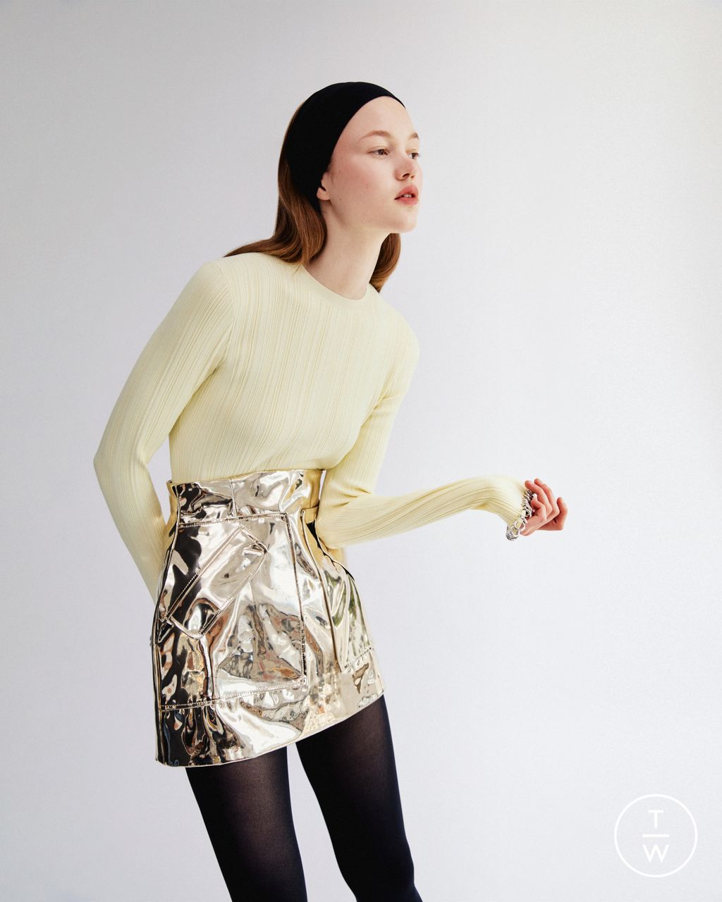 Fashion Week New York Resort 2025 look 6 from the AKNVAS collection womenswear