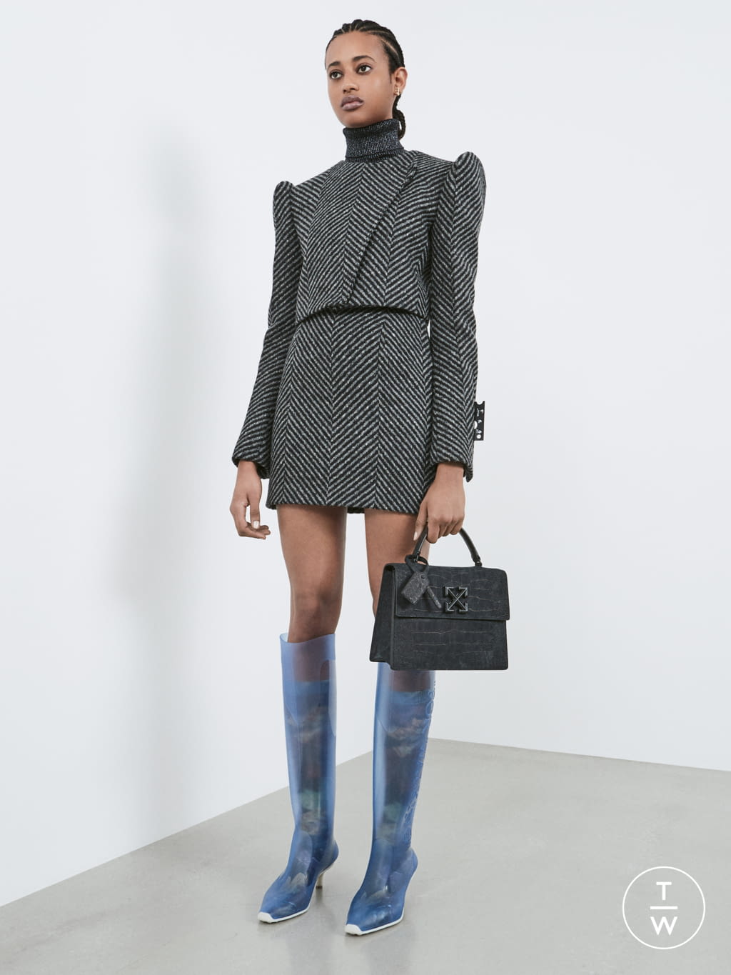 Fashion Week Paris Pre-Fall 2020 look 6 from the Off-White collection 女装