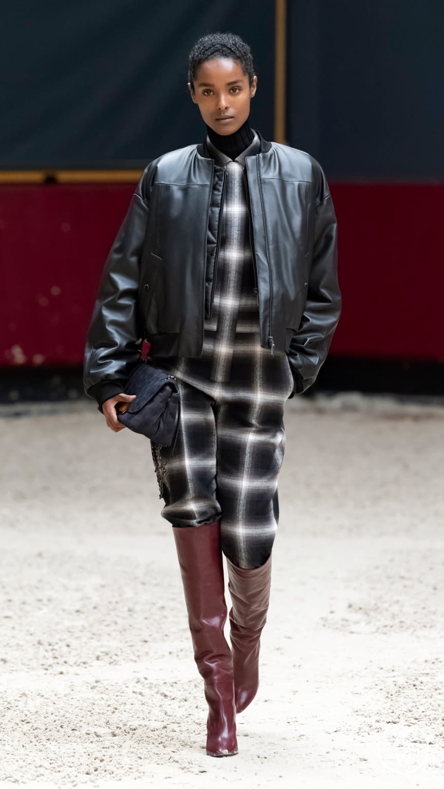 Fashion Week Paris Fall/Winter 2021 look 6 from the Longchamp collection womenswear