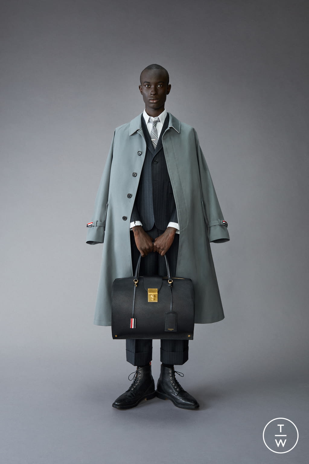 Fashion Week Paris Pre-Fall 2021 look 6 from the Thom Browne collection menswear